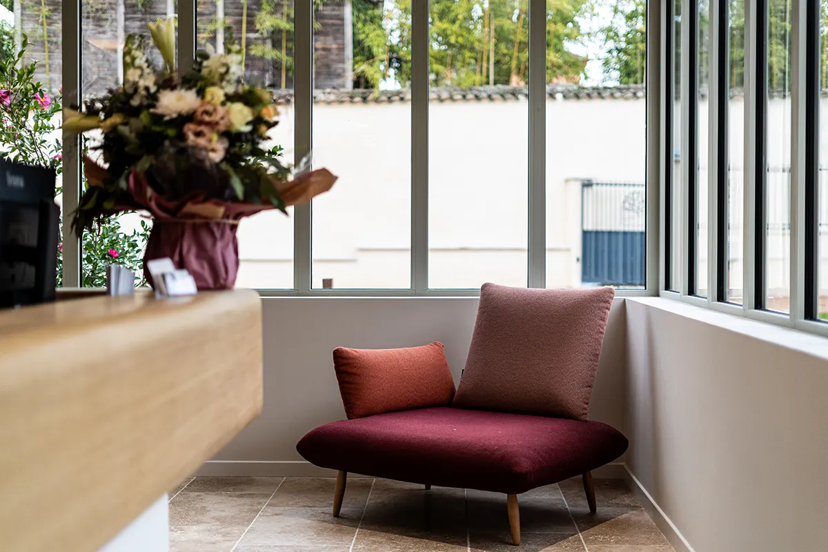 Salle d'attente de la Villa des Monts d&rsquo;Or